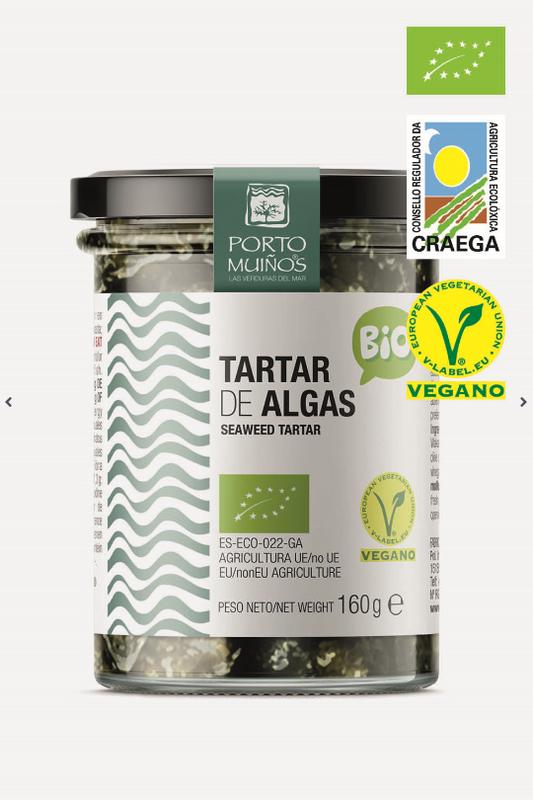 Porto-Muinos Zeewier spread bio 160.00 Gram
