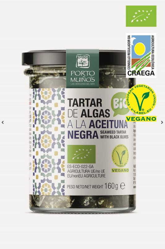 Porto-Muinos Zeewier spread olijf bio 160 Gram