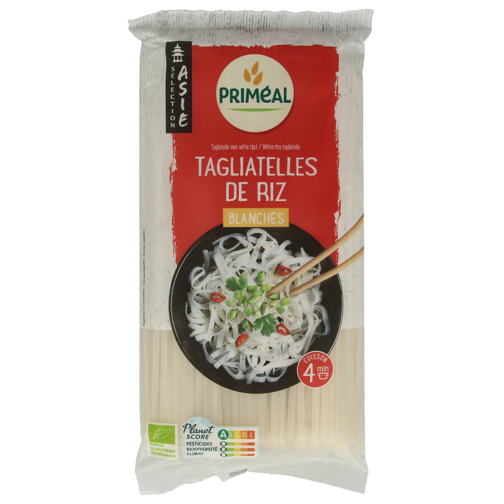 Primeal Rijstnoedels van witte rijst bio 400.00 Gram