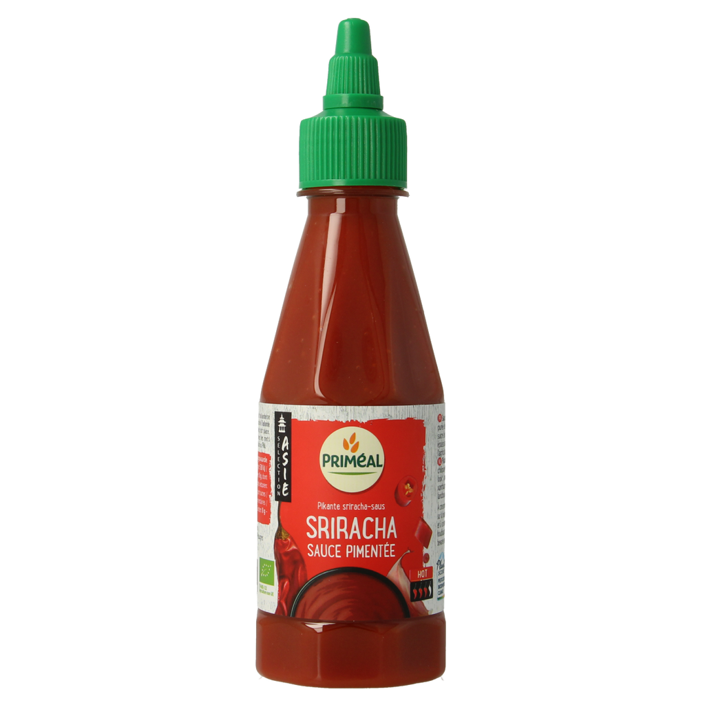 Primeal Chilisaus sriracha pittig bio 250.00 Gram