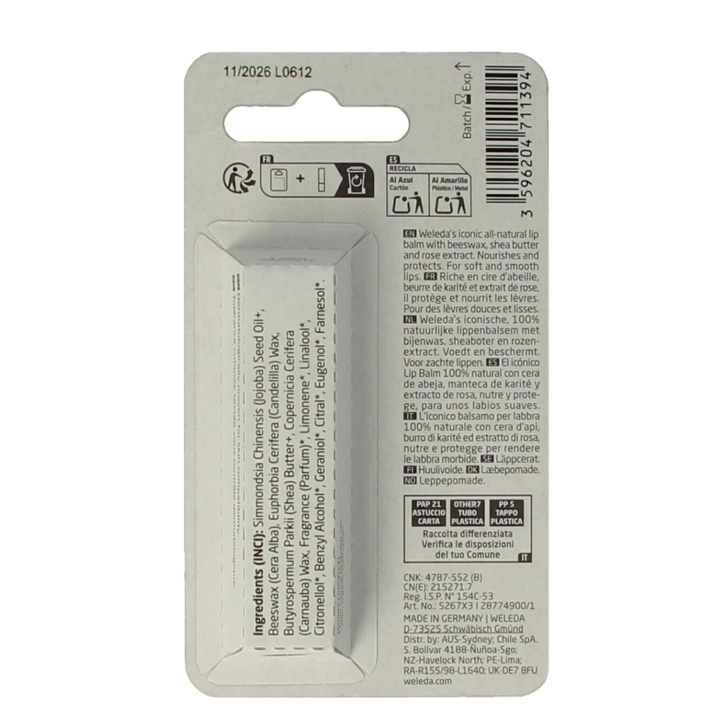 Weleda Everon lippenbalsem 4.80 Gram