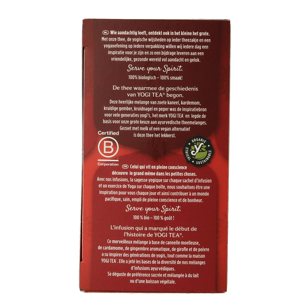 Yogi Tea Classic chai bio 17.00 Zakjes