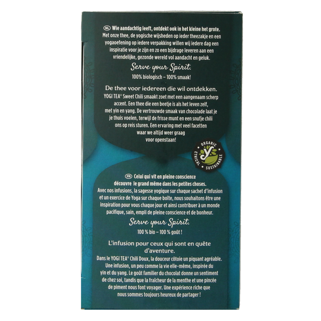 Yogi Tea Sweet chili bio 17.00 Zakjes
