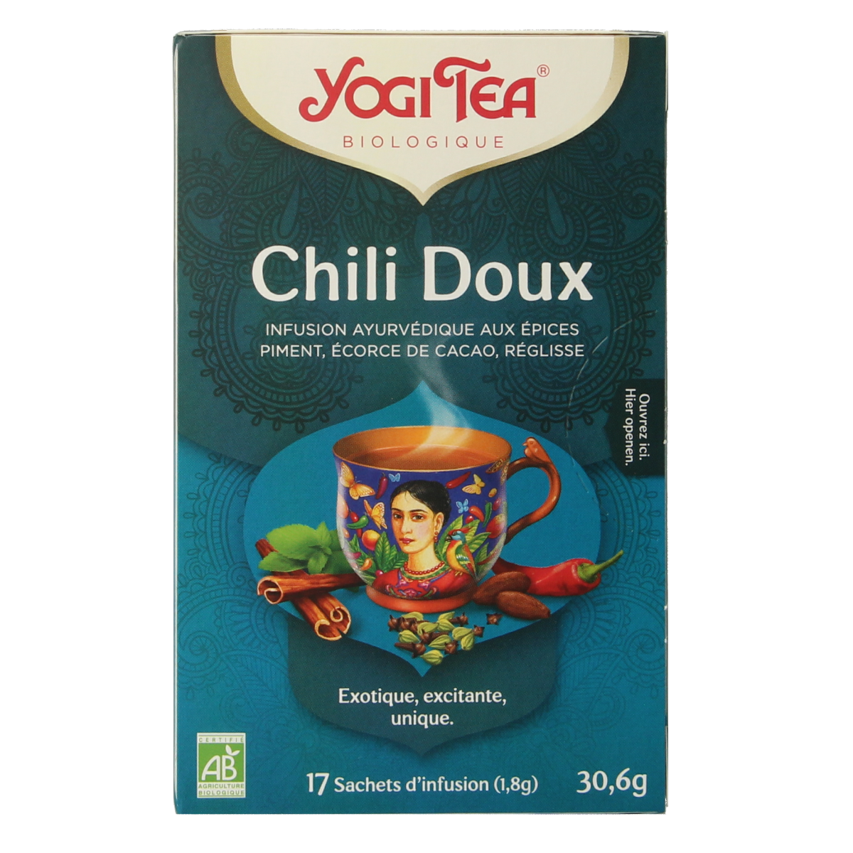 Yogi Tea Sweet chili bio 17.00 Zakjes