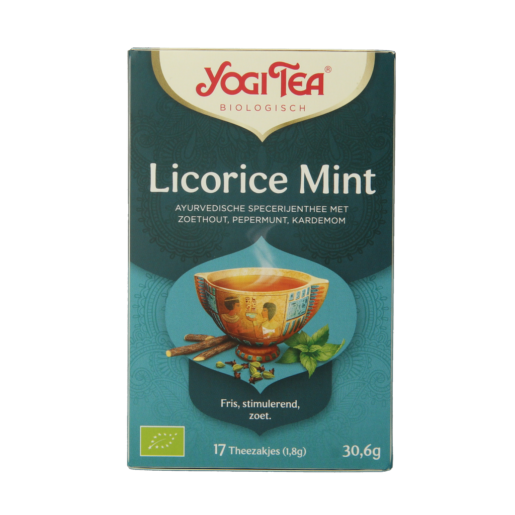 Yogi Tea Licorice mint bio 17.00 Zakjes