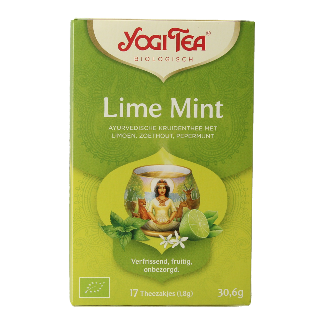 Yogi Tea Lime mint bio 17.00 Zakjes