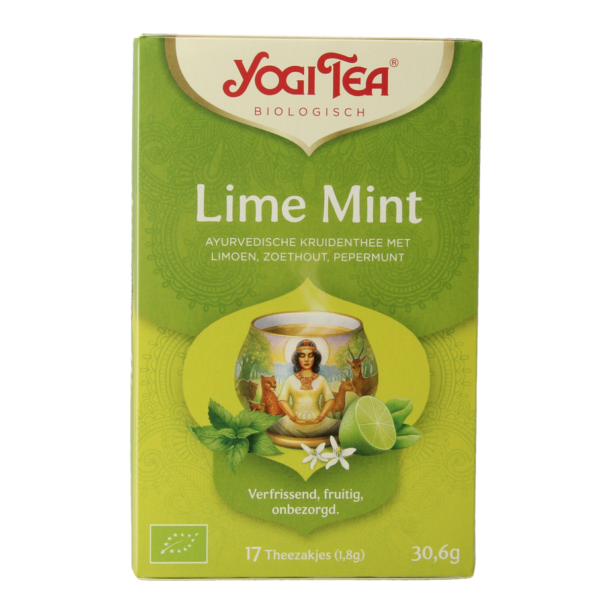 Yogi Tea Lime mint bio 17.00 Zakjes