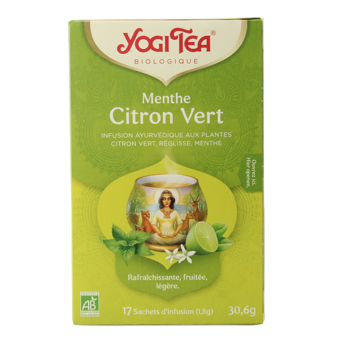 Yogi Tea Lime mint bio 17.00 Zakjes
