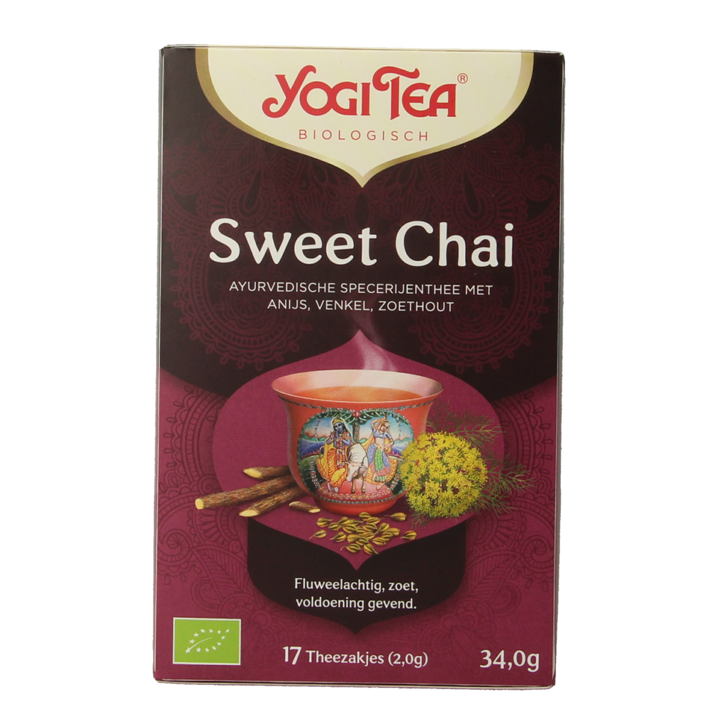 Yogi Tea Sweet chai bio 17.00 Zakjes