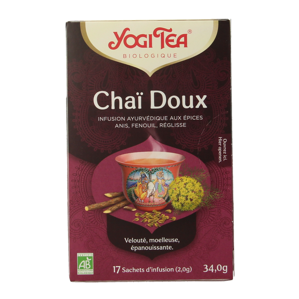 Yogi Tea Sweet chai bio 17.00 Zakjes