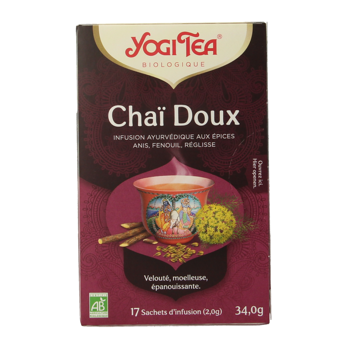 Yogi Tea Sweet chai bio 17.00 Zakjes