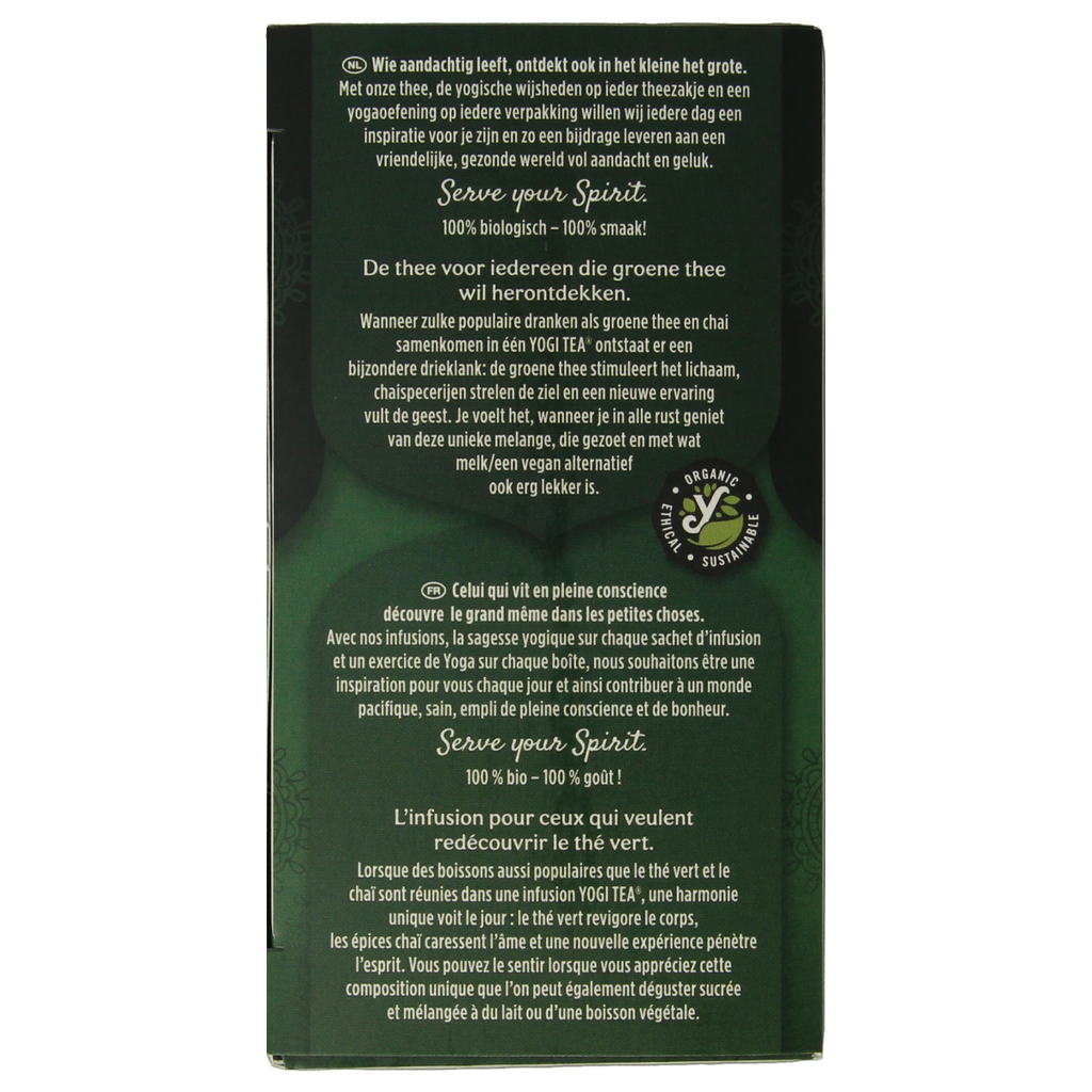 Yogi Tea Green chai bio 17.00 Zakjes