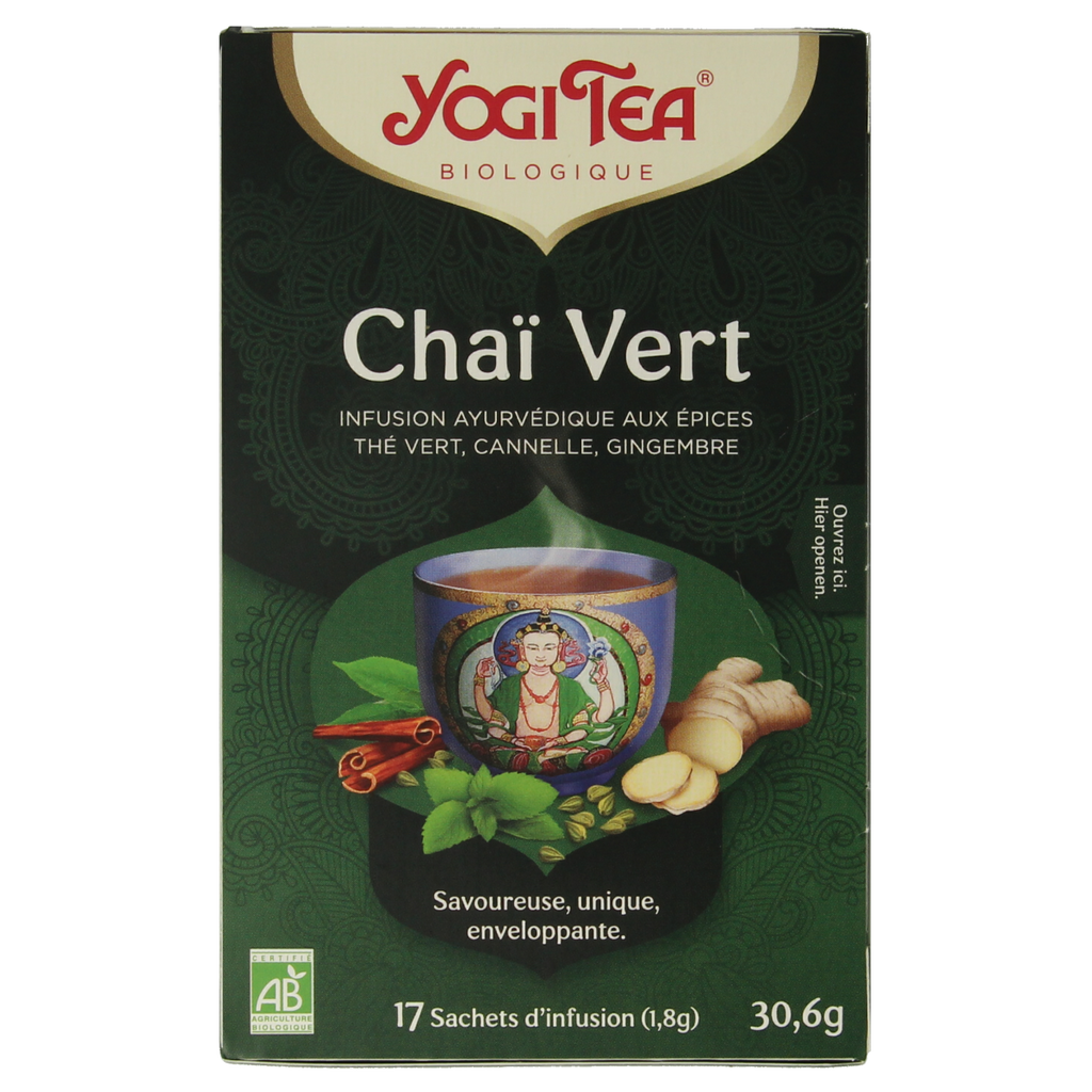 Yogi Tea Green chai bio 17.00 Zakjes