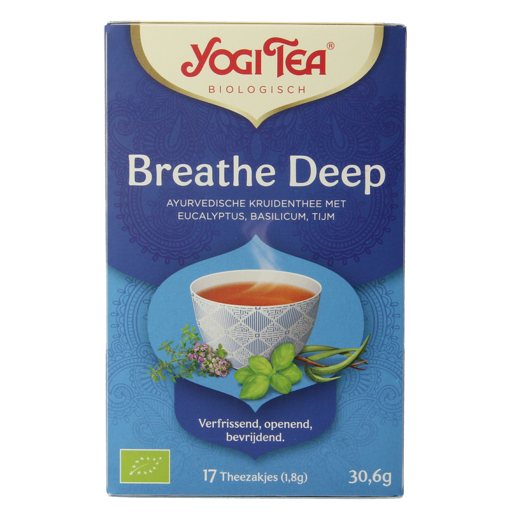 Yogi Tea Breathe deep bio 17.00 Zakjes