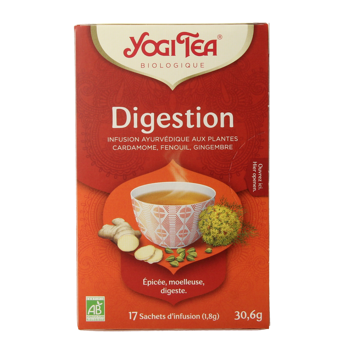 Yogi Tea Stomach ease bio 17.00 Zakjes