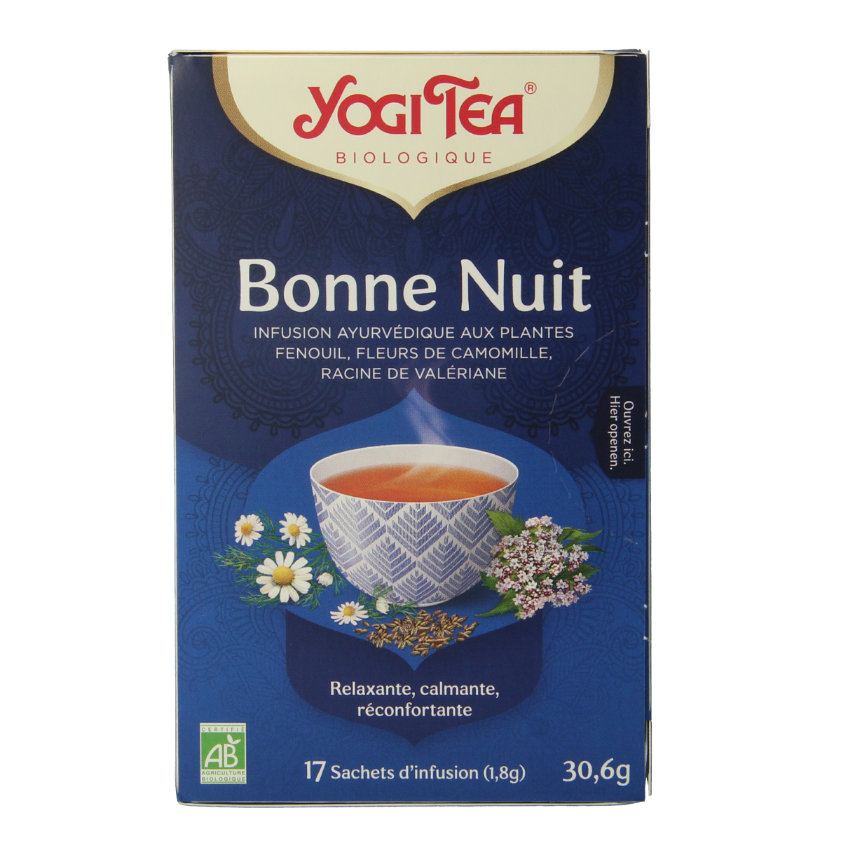 Yogi Tea Bedtime bio 17.00 Zakjes