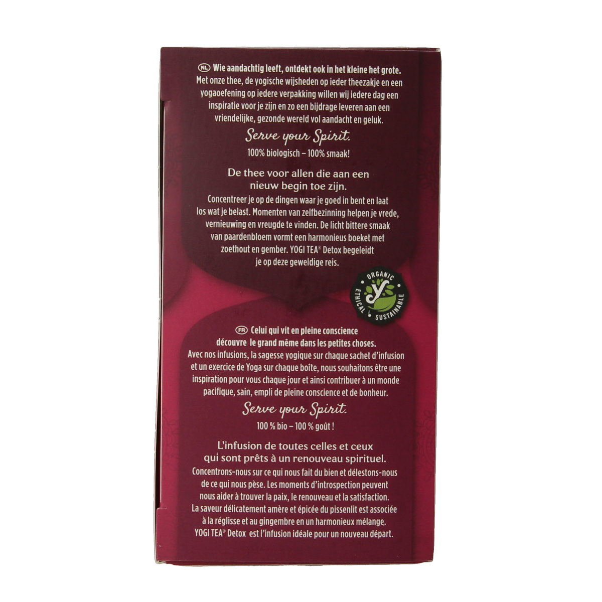 Yogi Tea Detox bio 17.00 Zakjes