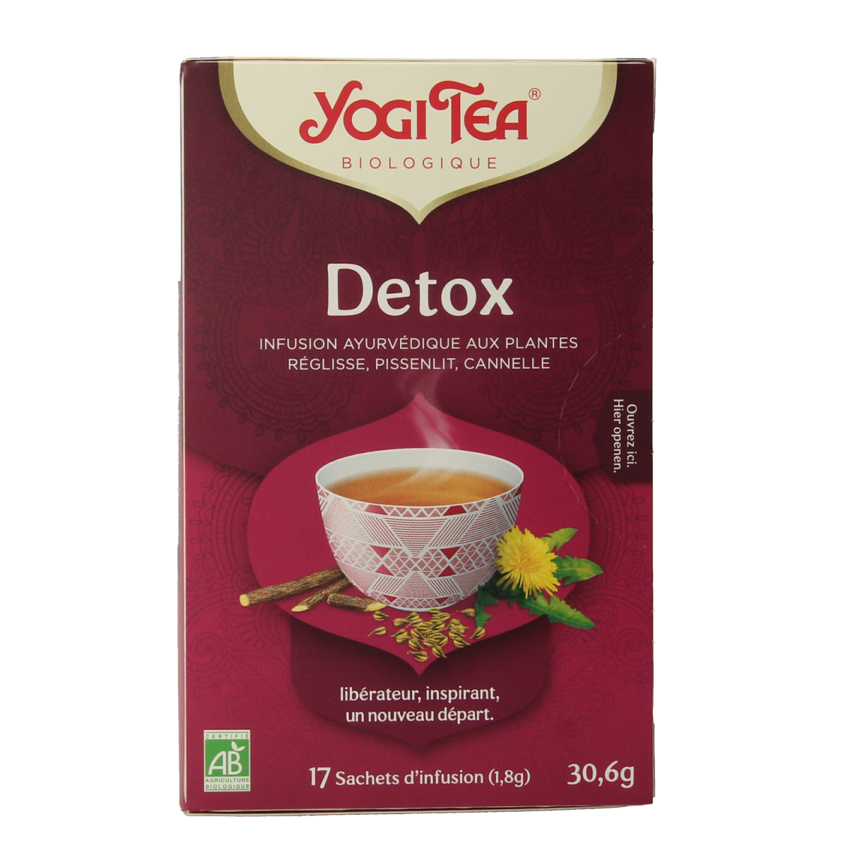 Yogi Tea Detox bio 17.00 Zakjes