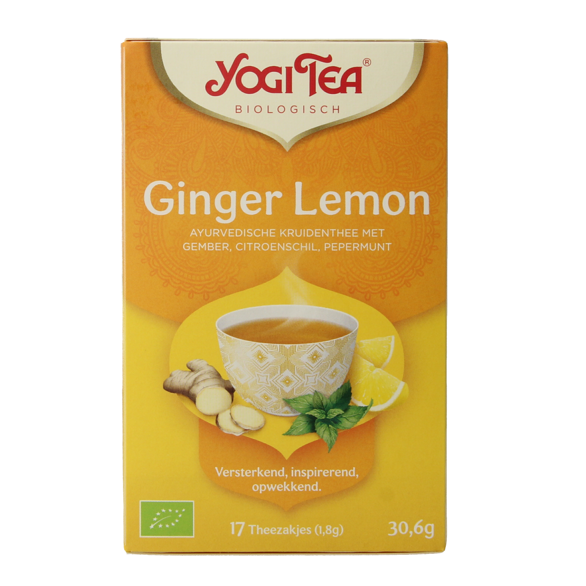 Yogi Tea Ginger lemon munt bio 17.00 Zakjes