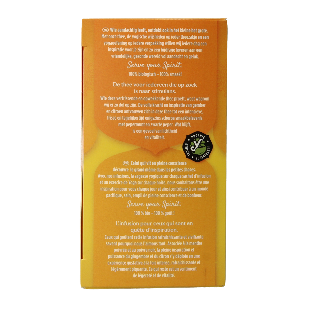 Yogi Tea Ginger lemon munt bio 17.00 Zakjes