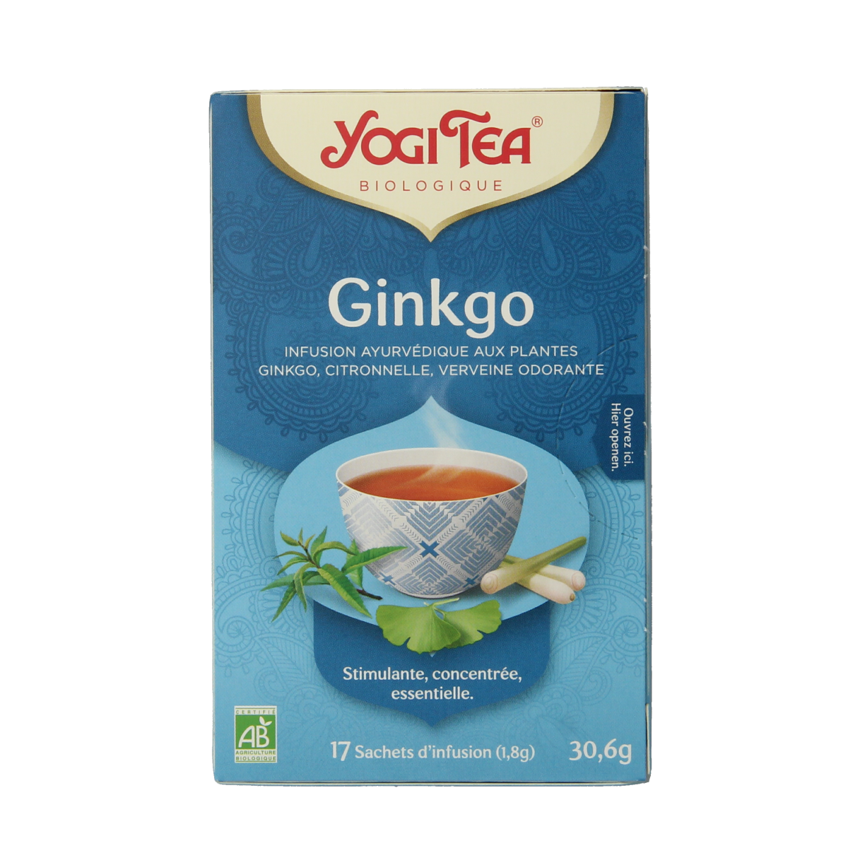 Yogi Tea Ginkgo bio 17.00 Zakjes