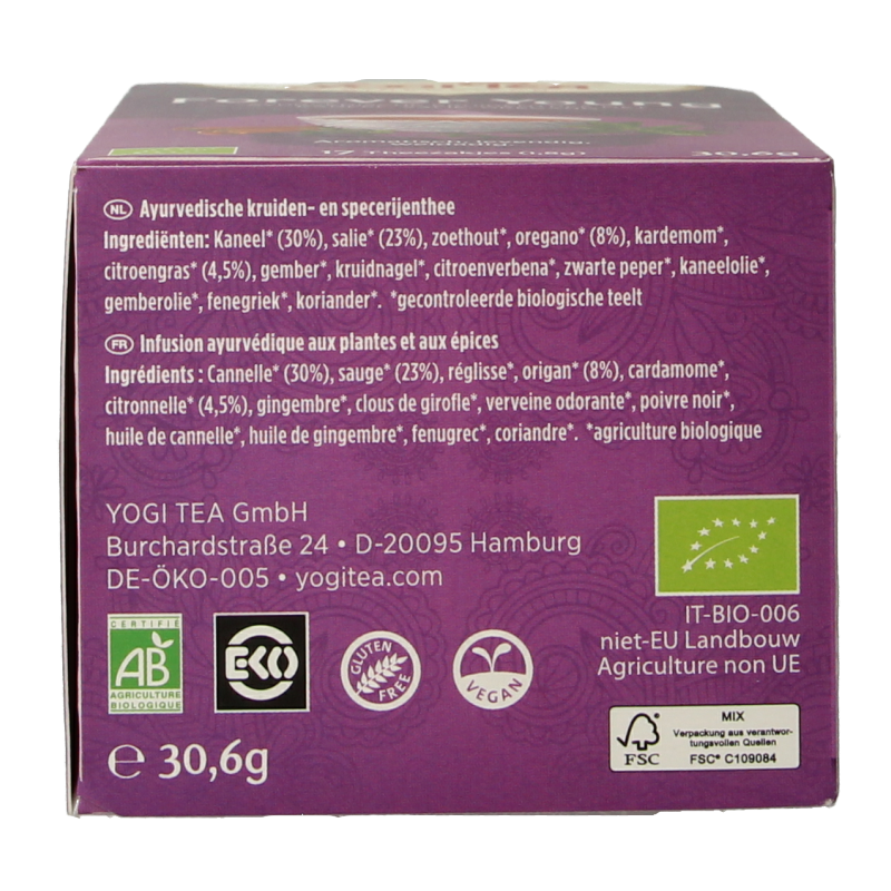 Yogi Tea Forever young bio 17 Zakjes