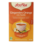 Yogi Tea Ginger orange vanilla bio 17.00 Zakjes