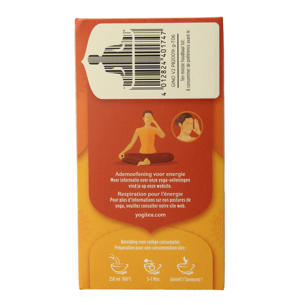 Yogi Tea Ginger orange vanilla bio 17.00 Zakjes