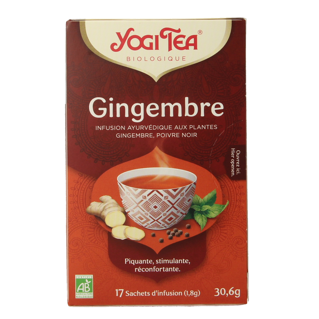 Yogi Tea Ginger bio 17.00 Zakjes