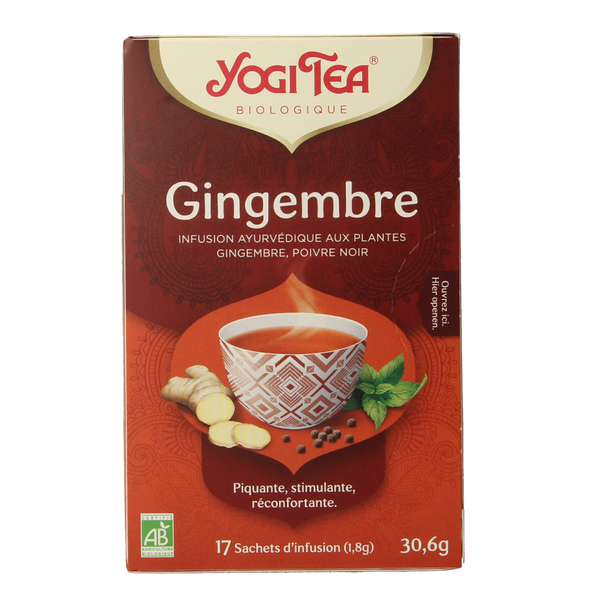 Yogi Tea Ginger bio 17.00 Zakjes