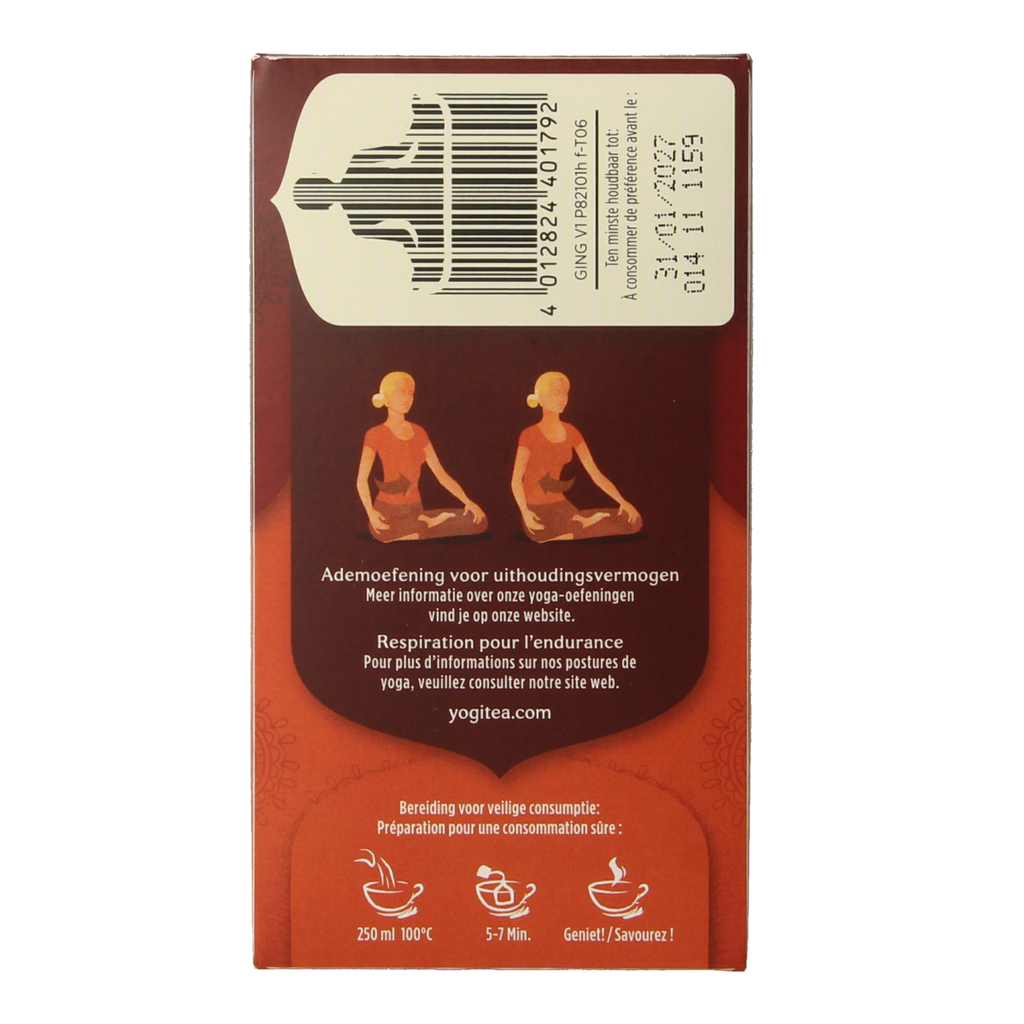 Yogi Tea Ginger bio 17.00 Zakjes