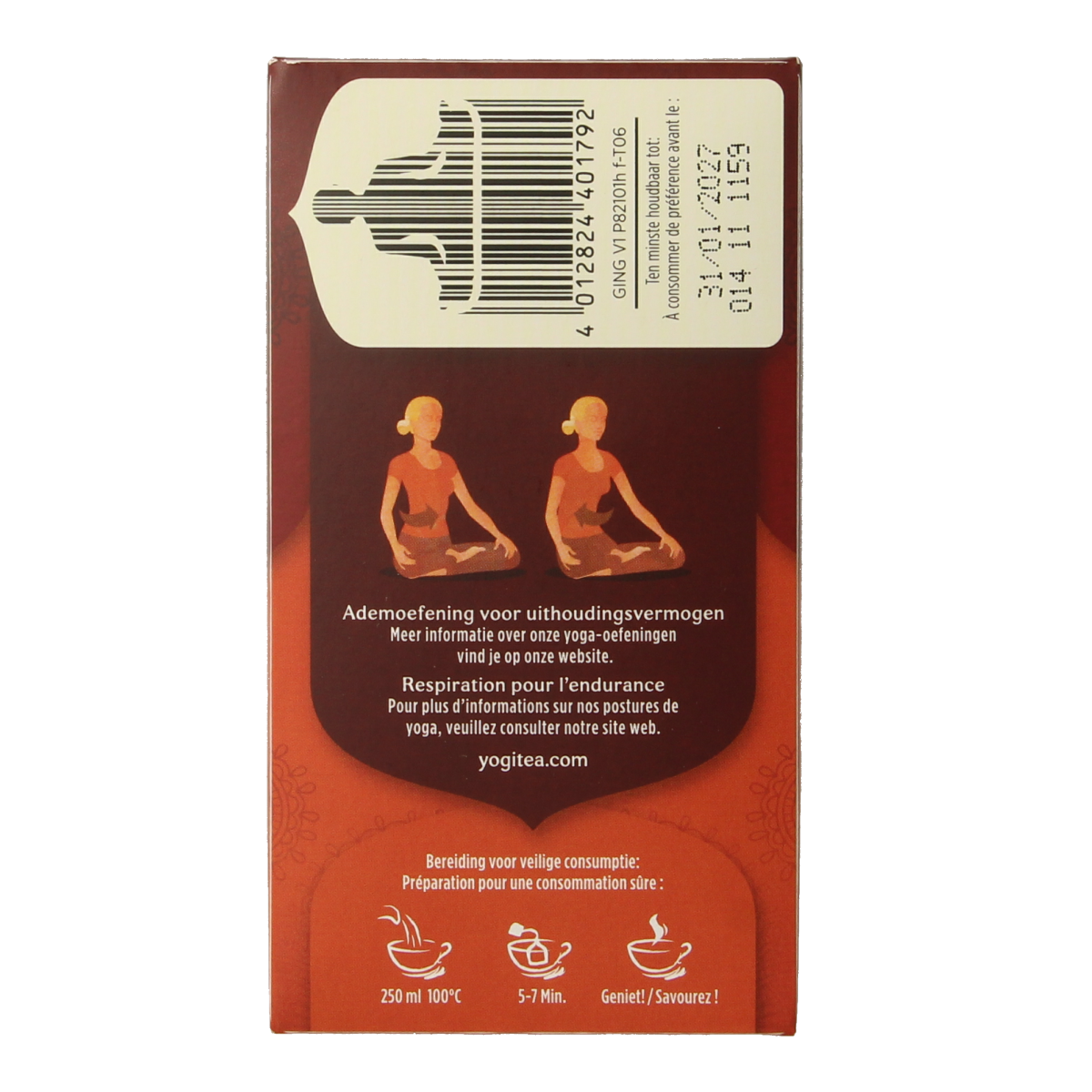 Yogi Tea Ginger bio 17.00 Zakjes