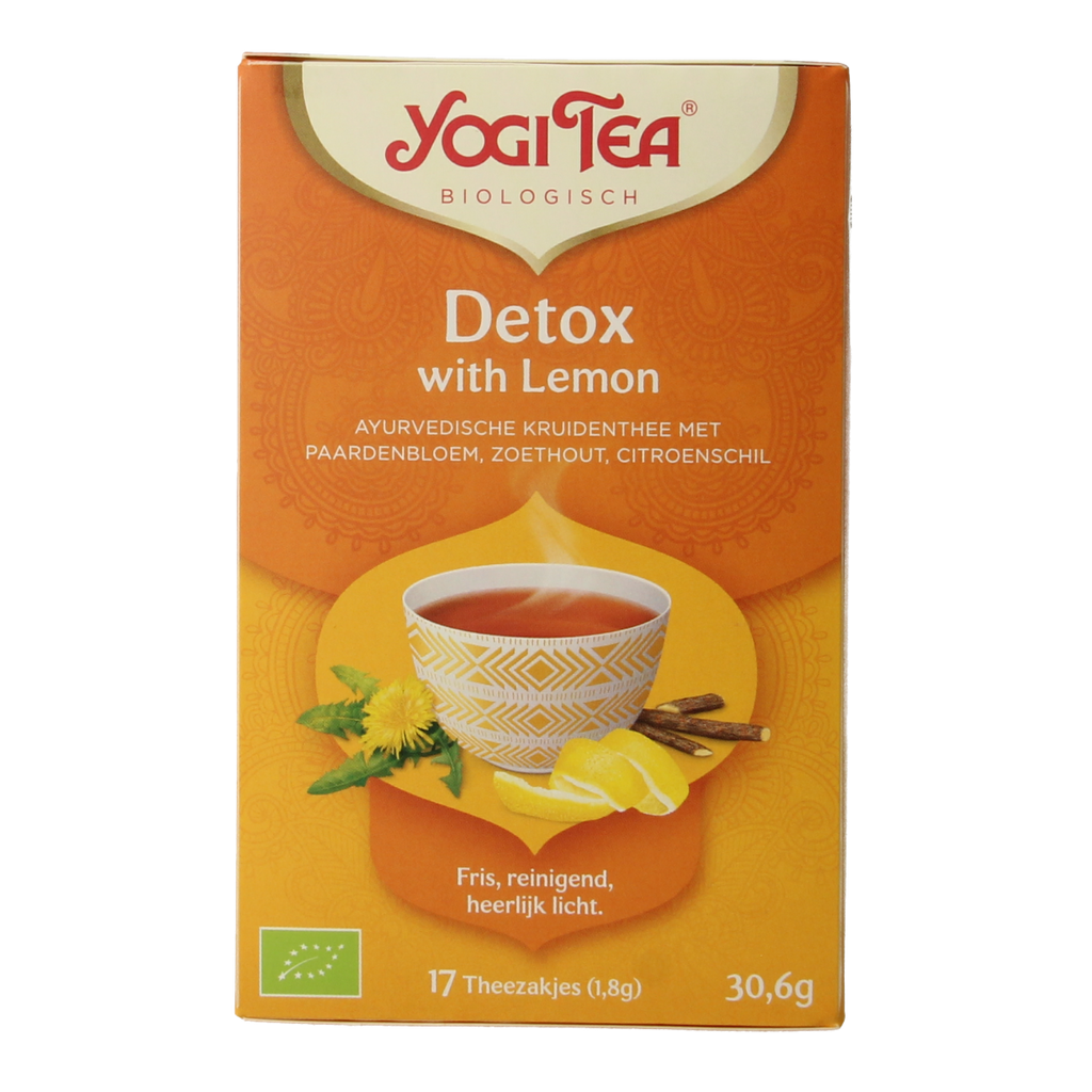 Yogi Tea Detox with lemon bio 17.00 Zakjes