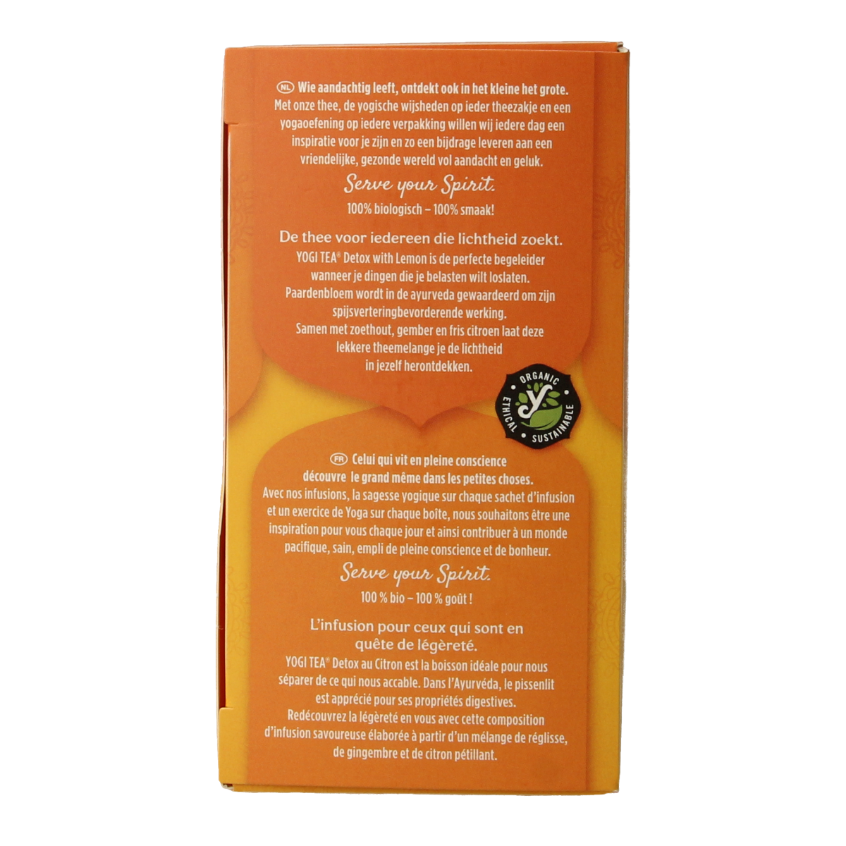 Yogi Tea Detox with lemon bio 17.00 Zakjes