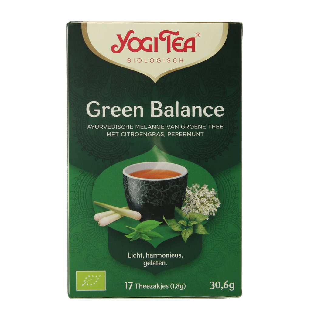 Yogi Tea Green balance bio 17.00 Zakjes