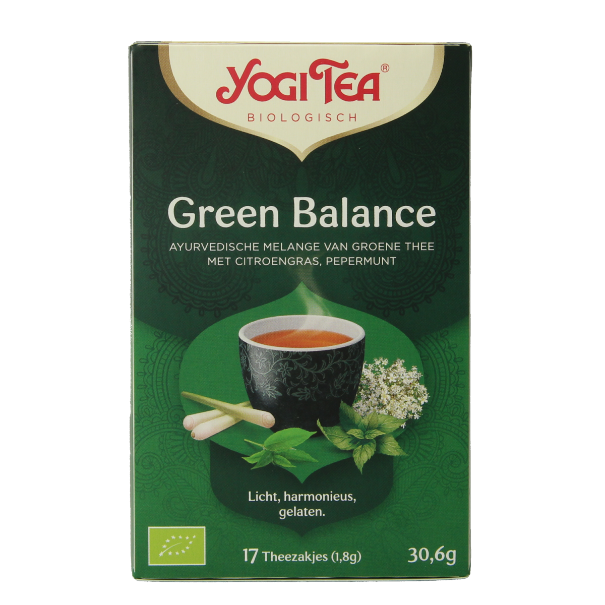 Yogi Tea Green balance bio 17.00 Zakjes