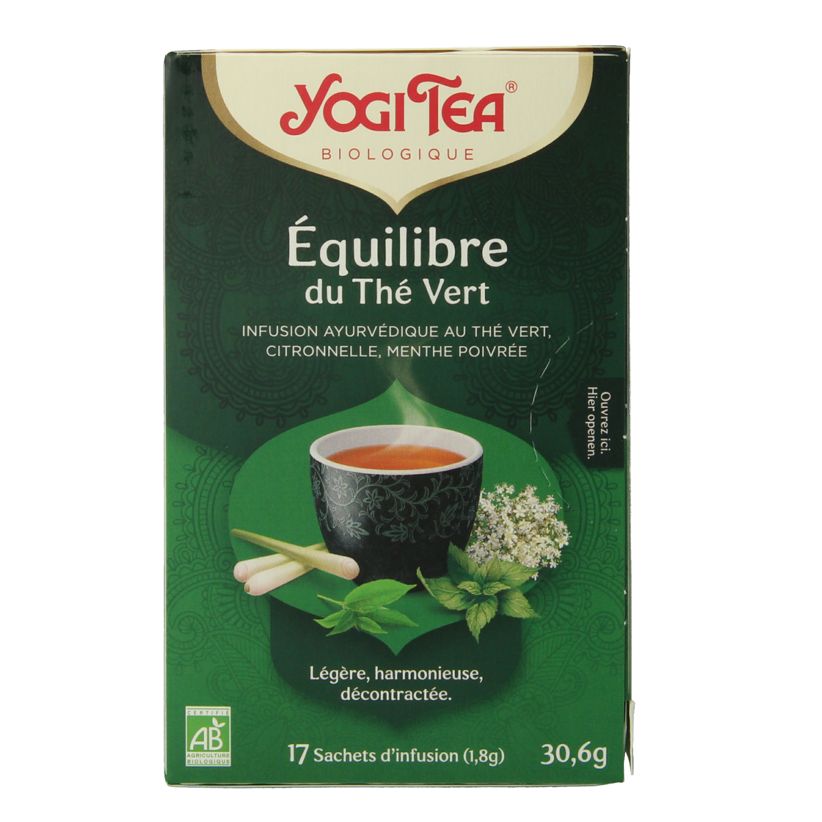 Yogi Tea Green balance bio 17.00 Zakjes