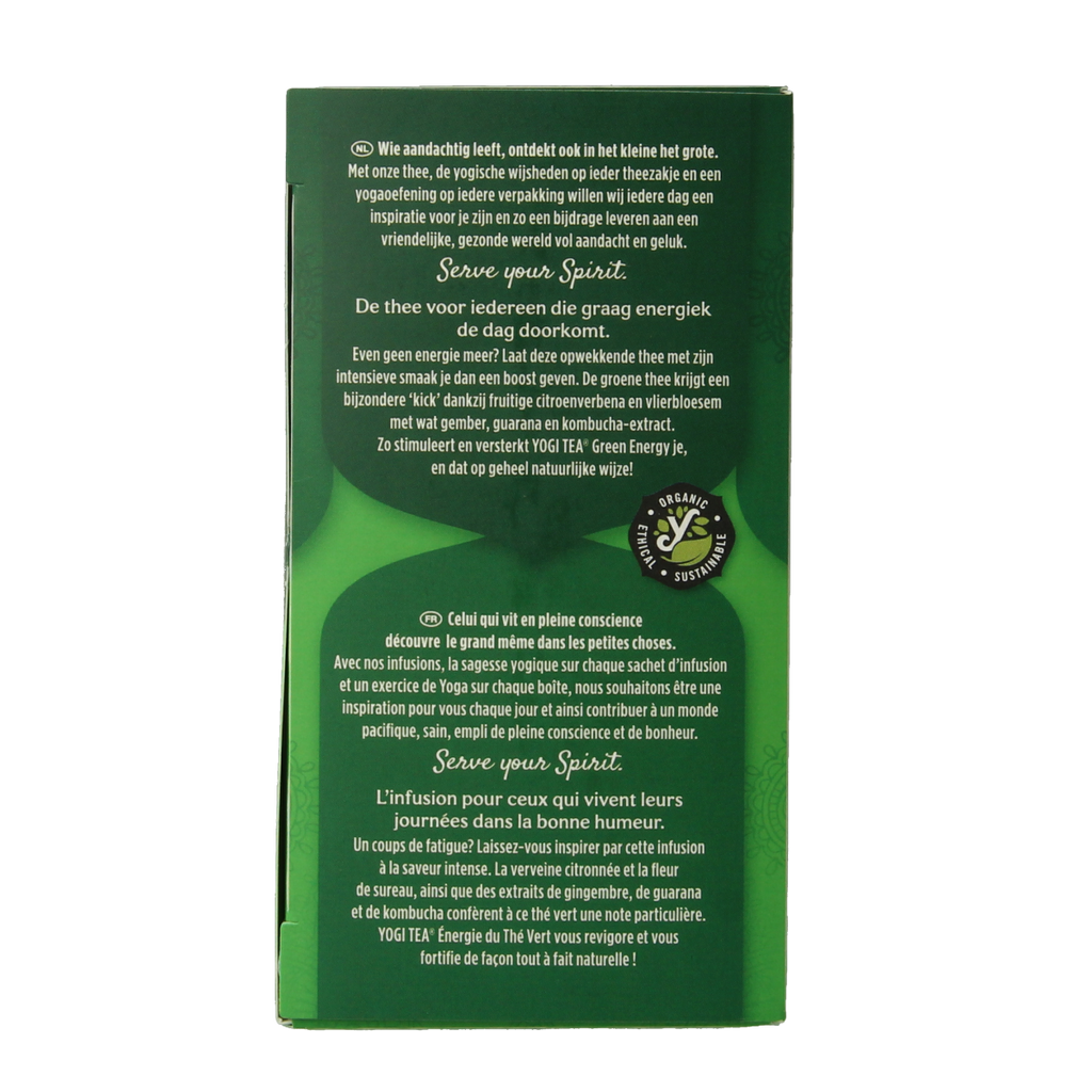 Yogi Tea Green energy bio 17.00 Zakjes