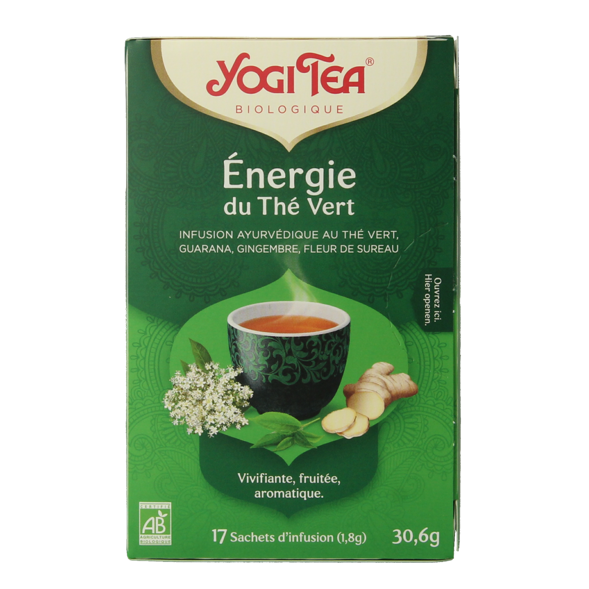 Yogi Tea Green energy bio 17.00 Zakjes