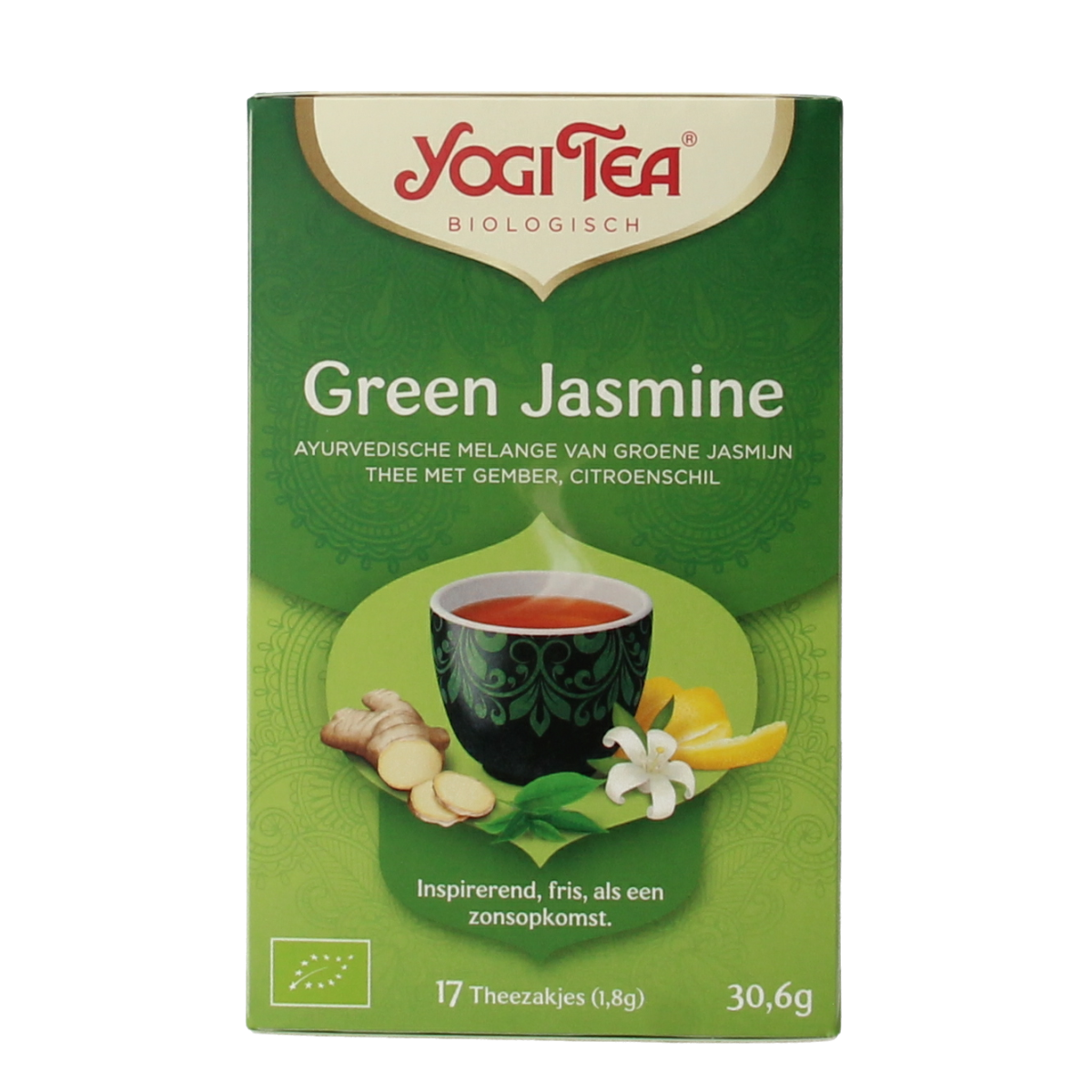 Yogi Tea Green jasmine bio 17.00 Zakjes