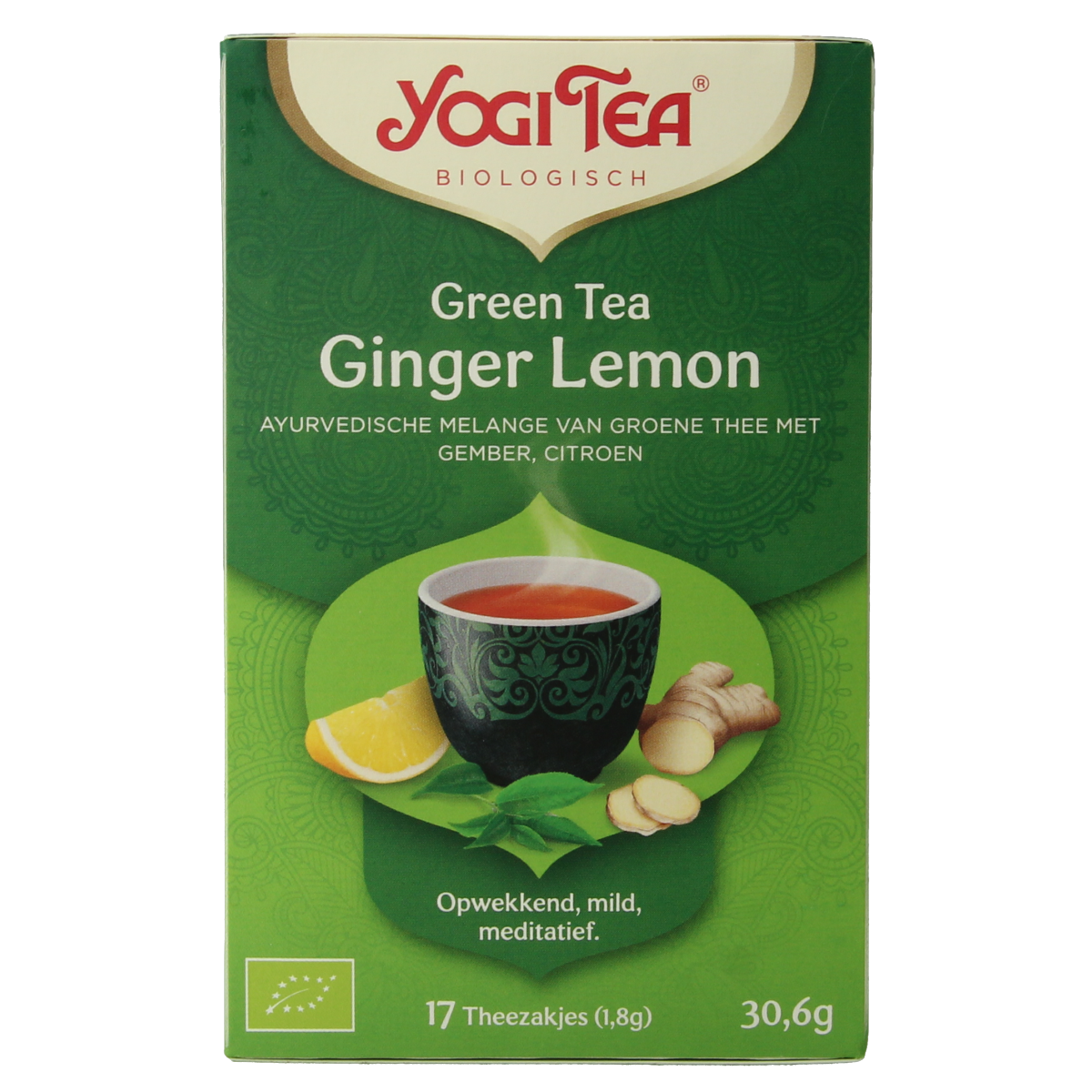 Yogi Tea Green tea ginger lemon bio 17.00 Zakjes
