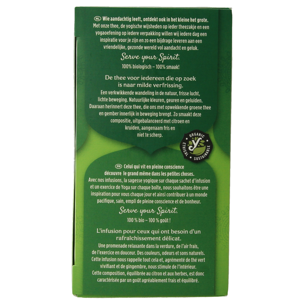 Yogi Tea Green tea ginger lemon bio 17.00 Zakjes