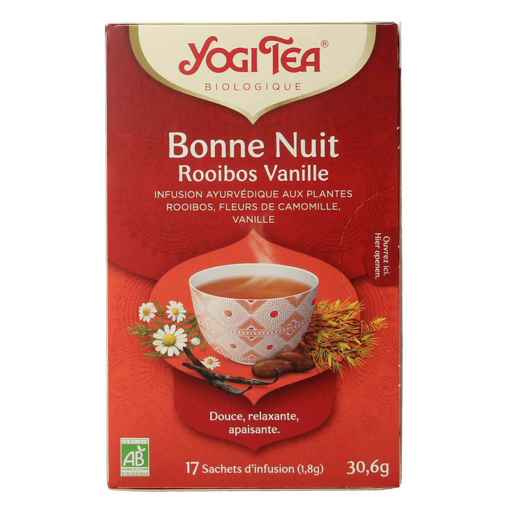 Yogi Tea Bedtime rooibos vanille bio 17.00 Zakjes