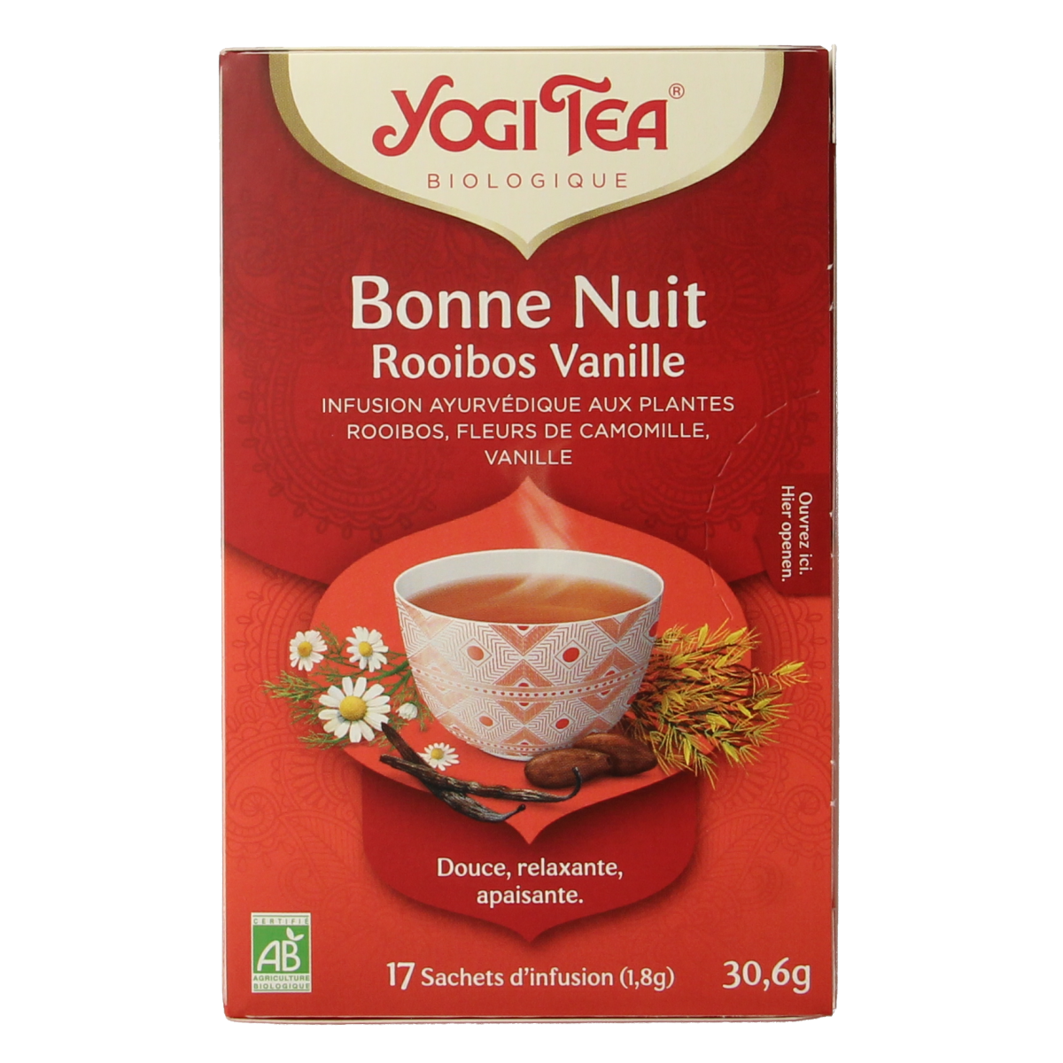 Yogi Tea Bedtime rooibos vanille bio 17.00 Zakjes