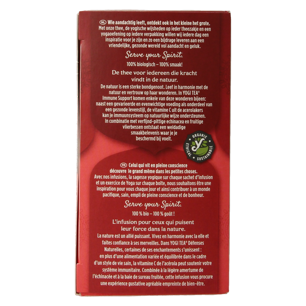 Yogi Tea Immune support bio 17.00 Zakjes