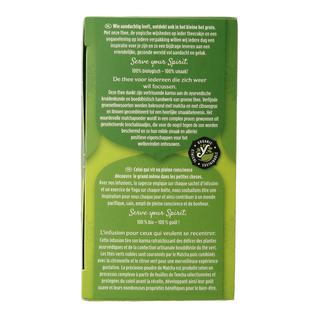 Yogi Tea Green tea matcha lemon bio 17.00 Zakjes