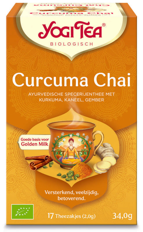 Yogi Tea Curcuma / turmeric chai tea bio 17.00 Zakjes