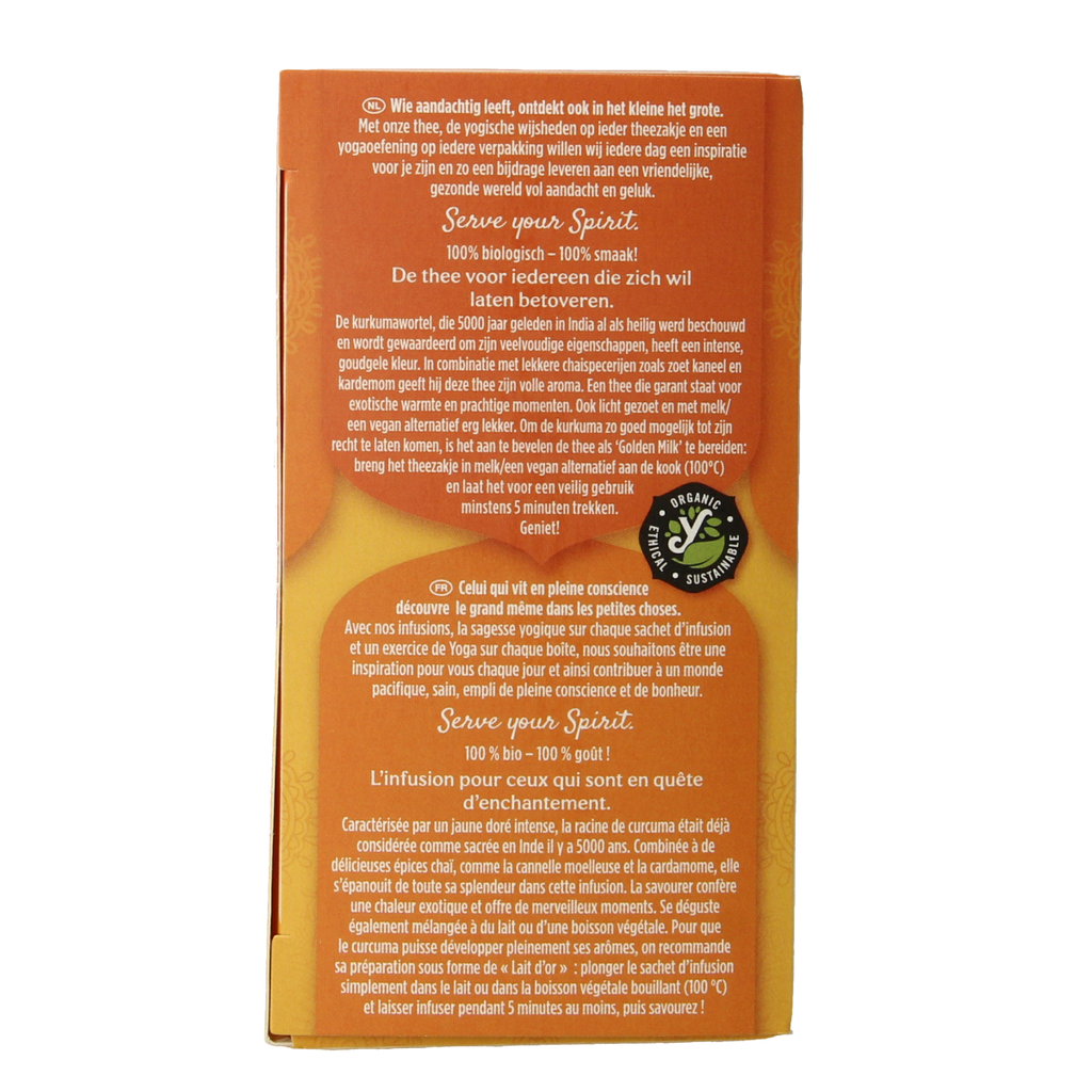 Yogi Tea Curcuma / turmeric chai tea bio 17.00 Zakjes