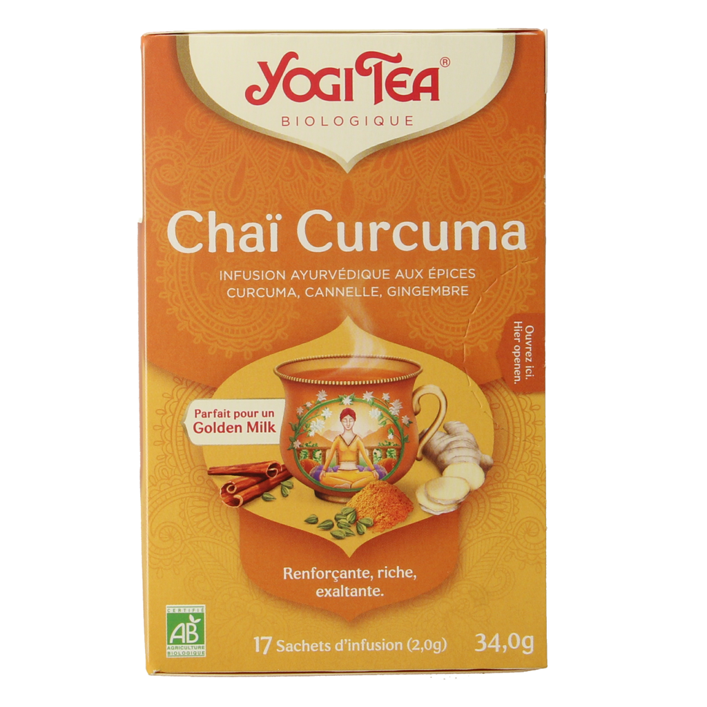 Yogi Tea Curcuma / turmeric chai tea bio 17.00 Zakjes