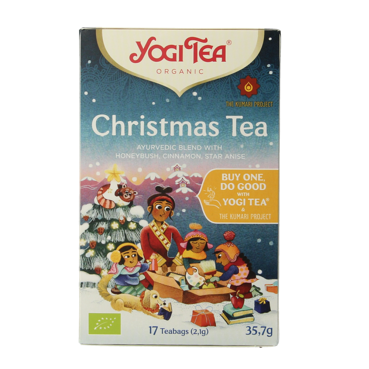 Yogi Tea Christmas tea builtje bio 17.00 Zakjes